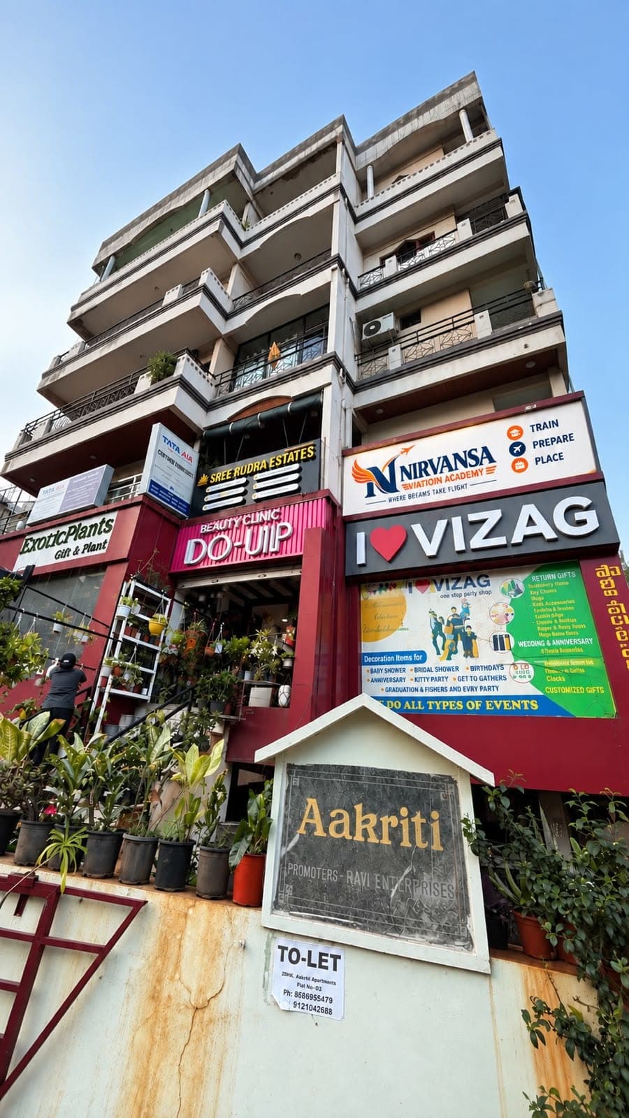 Nirvansa Aviation Academy campus building in Vizag